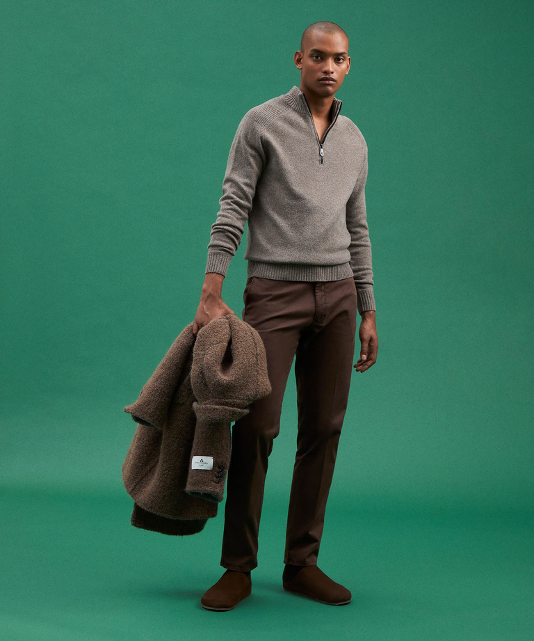 Stranded-Effect Sweater - Clothing for Men | Peuterey