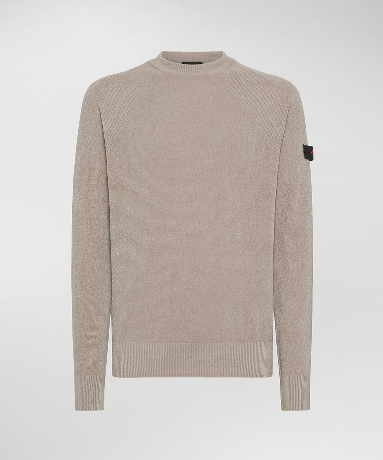 Chenille Crewneck Sweater - Clothing for Men | Peuterey