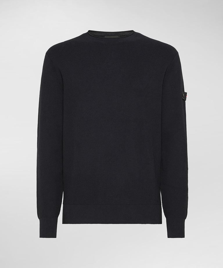 English Knit Cotton Sweater - Clothing for Men | Peuterey