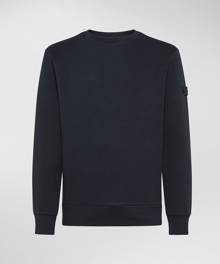 Sweatshirt With Fleece Lining - Men's Sweatshirts | Peuterey