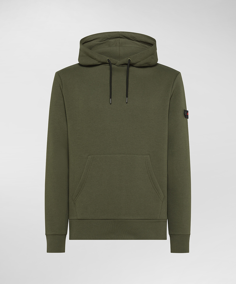 Hooded Sweatshirt With Fleece interior - Men's Sweatshirts | Peuterey