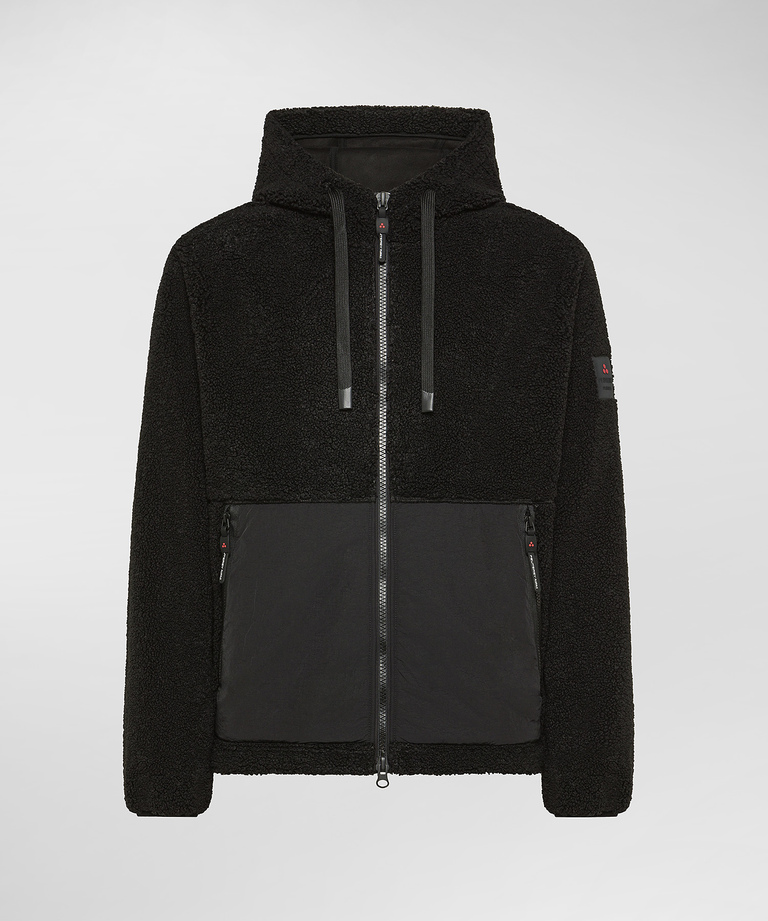 Felpa Full Zip Con Effetto Orsetto - Felpe Uomo | Peuterey