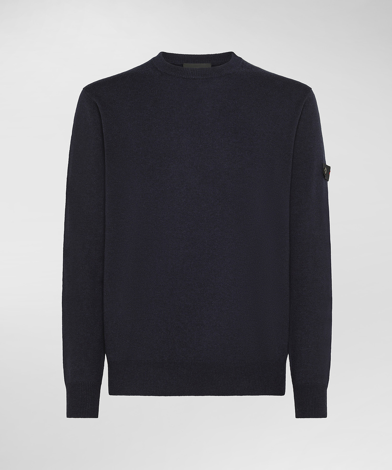 WOOL BLEND KNITTED PULLOVER - Men's Preview | Peuterey