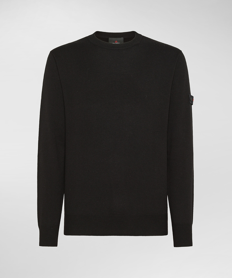 WOOL BLEND KNITTED PULLOVER - Men's Preview | Peuterey