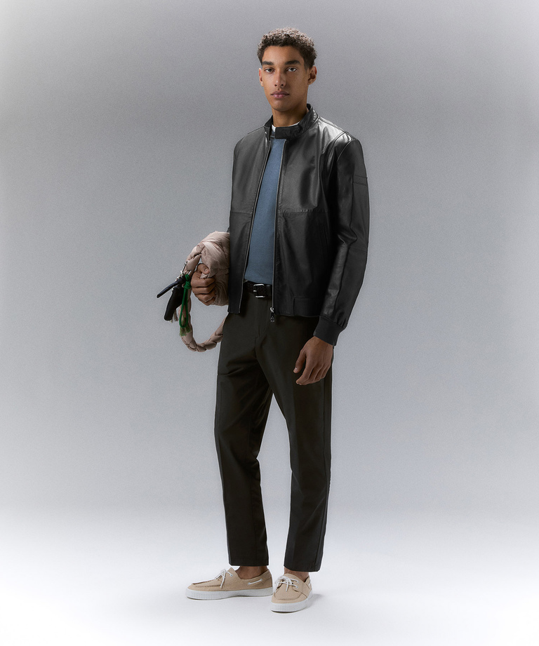 Dyed Nappa leather bomber jacket - Outerwear | Peuterey