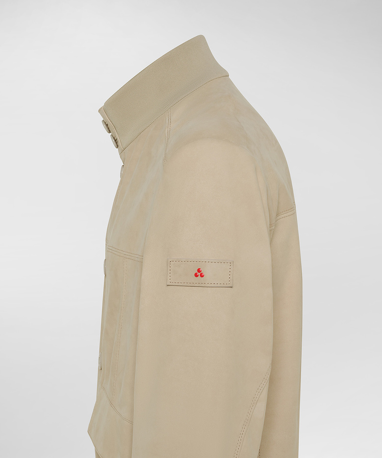 Nubuck jacket with Galalithe buttons