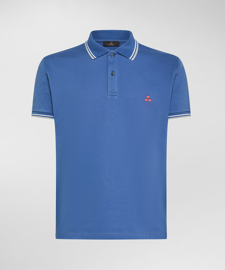 Poloshirt aus Baumwoll-Stretch-Piqué - T-shirts und Poloshirts | Peuterey