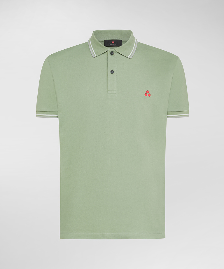 Poloshirt aus Baumwoll-Stretch-Piqué - T-shirts und Poloshirts | Peuterey