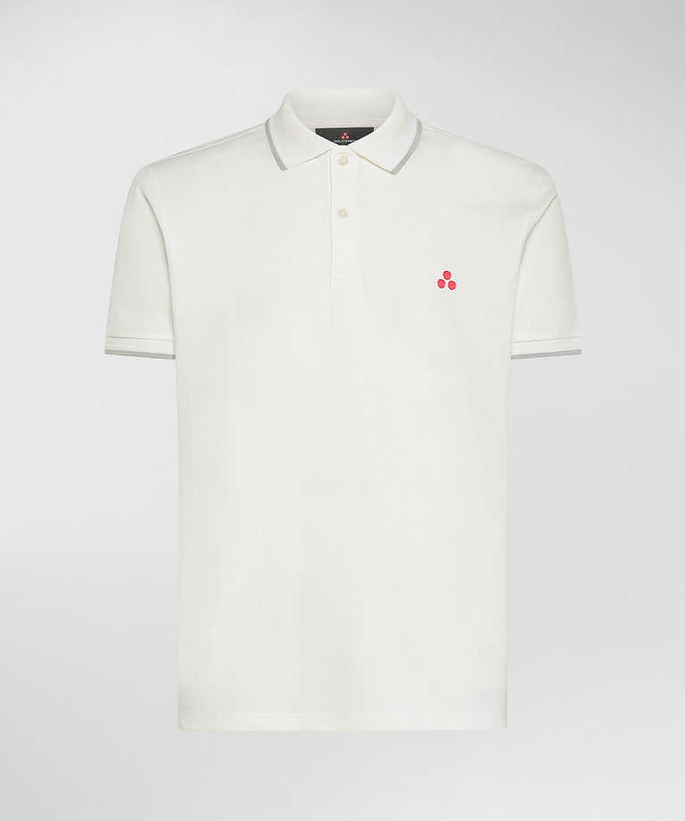 Poloshirt aus Baumwoll-Stretch-Piqué - T-shirts und Poloshirts | Peuterey