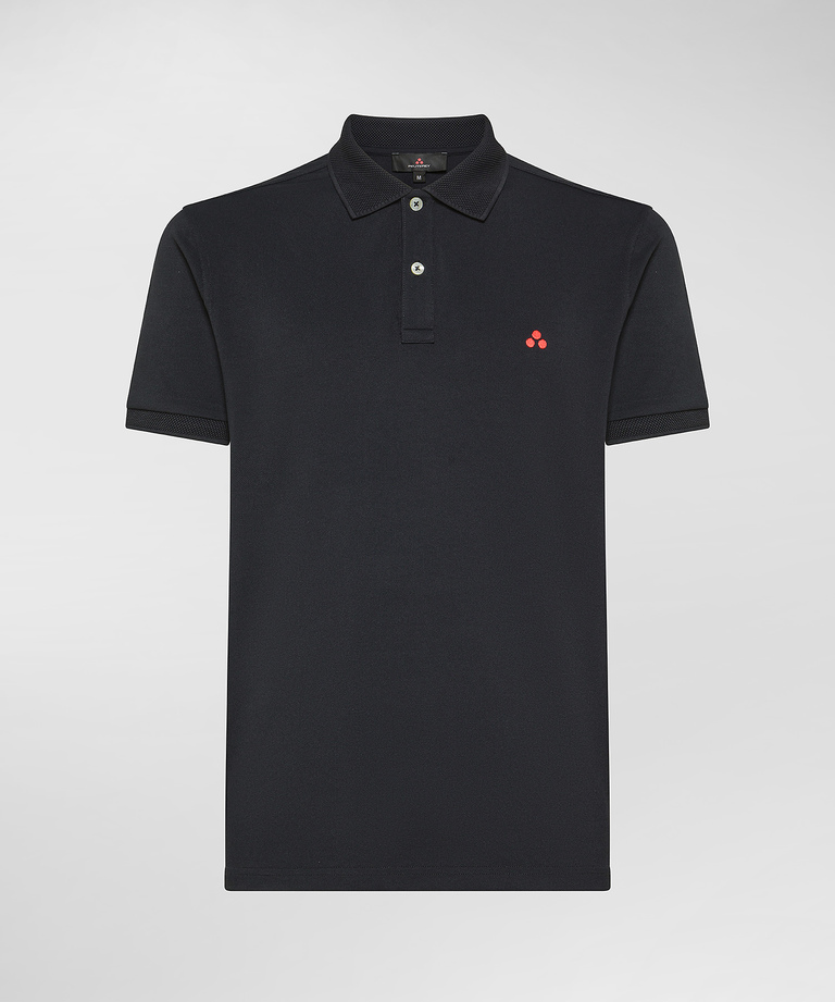 Stretch nylon pique polo shirt - Everyday apparel | Peuterey