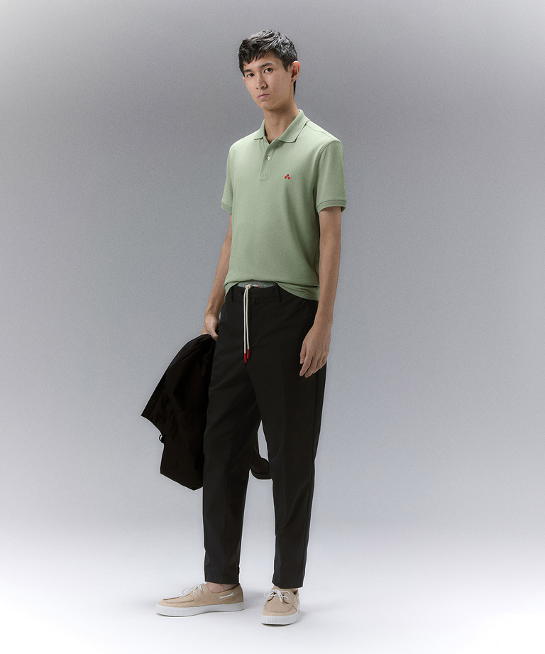 Stretch nylon pique polo shirt - Everyday apparel | Peuterey