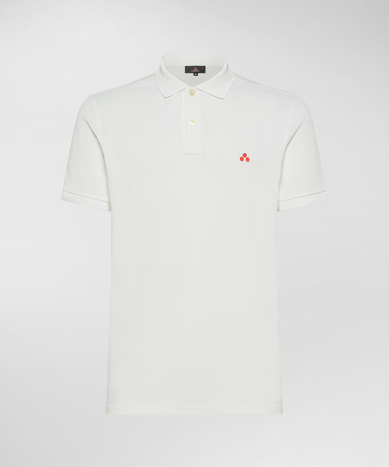 Stretch nylon pique polo shirt - T-shirt and Polo | Peuterey