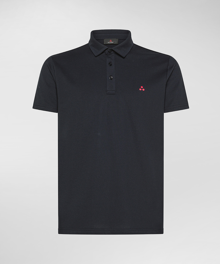 Stretch cotton pique polo shirt - Men | Peuterey