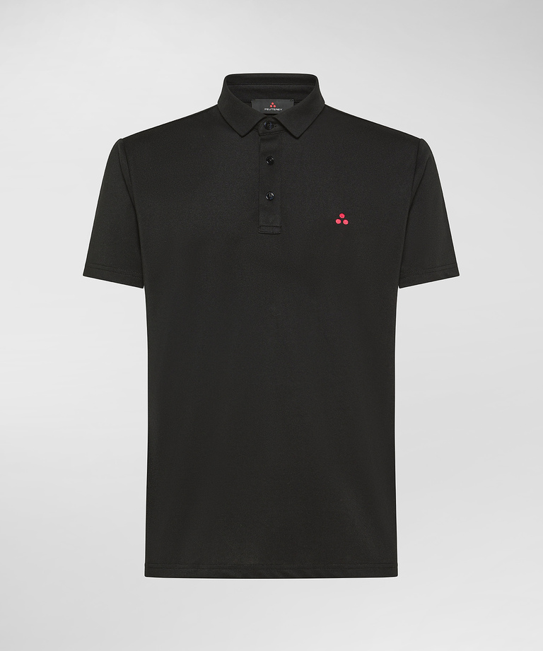 Stretch cotton pique polo shirt - Clothing & accessories | Peuterey