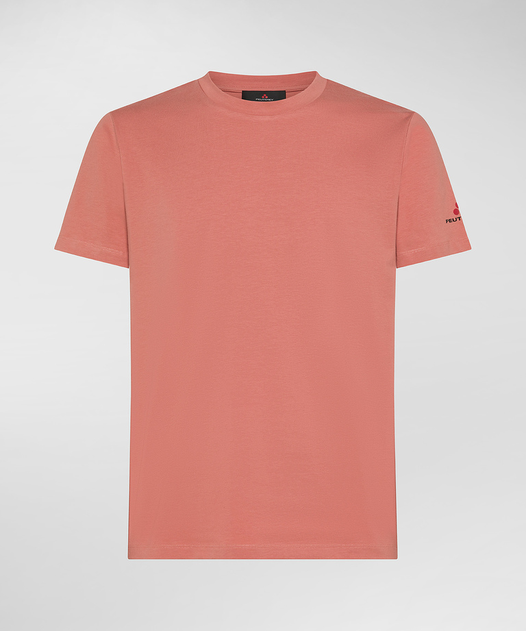 T-shirt in cotone stretch e logo stampato - Abbigliamento & accessori | Peuterey