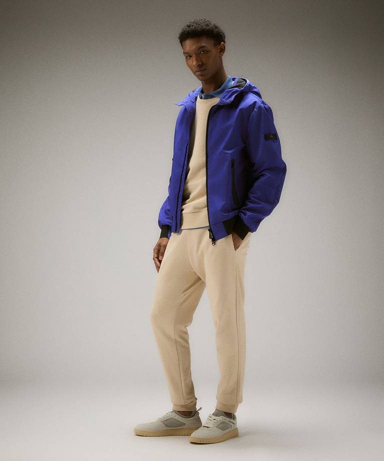 Lightweight fabric hooded bomber jacket - Windbreakers | Peuterey