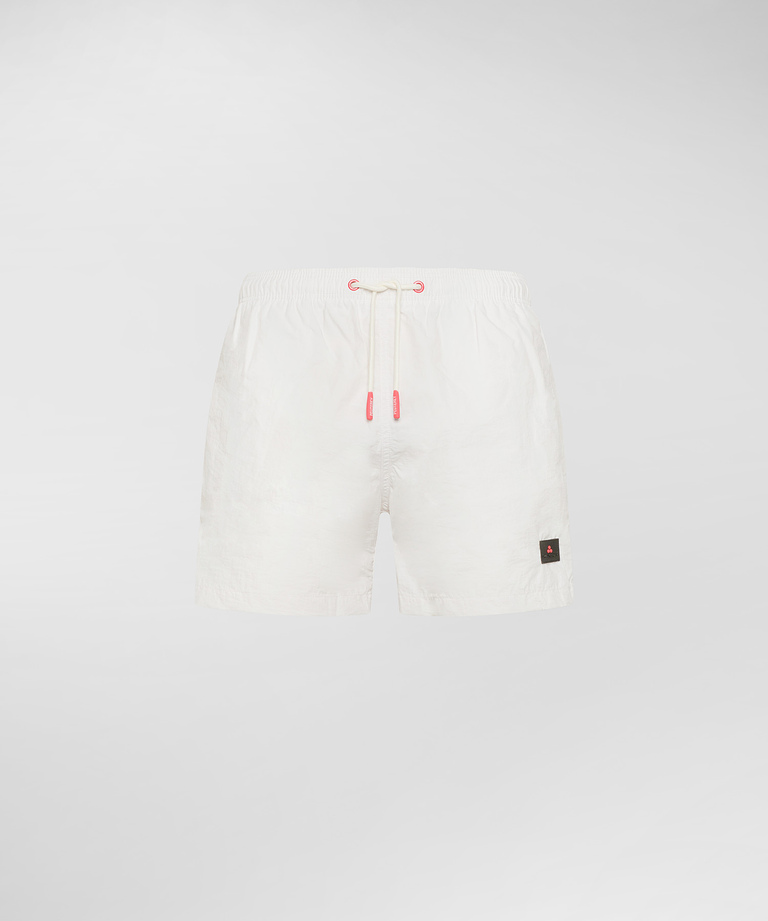 Crinkle effect board shorts - Beachwear | Peuterey