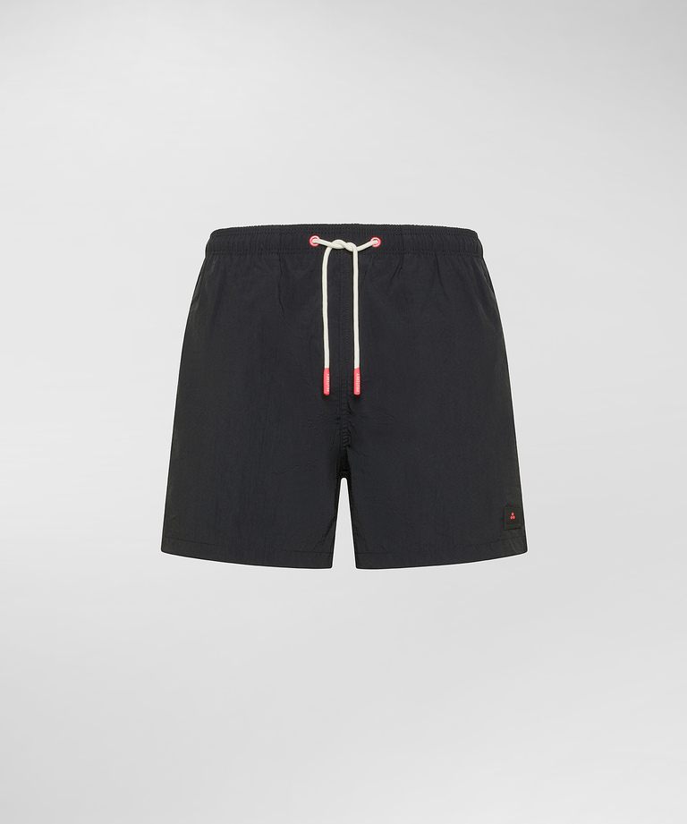 Crinkle effect board shorts - Beachwear | Peuterey