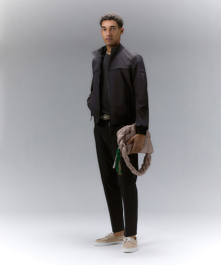 Stretch bomber jacket with contrasting details - Everyday apparel | Peuterey