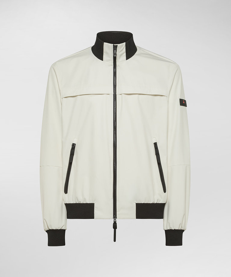 Stretch bomber jacket with contrasting details - Bomber jackets | Peuterey