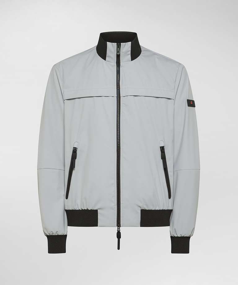 Stretch bomber jacket with contrasting details - Men | Peuterey