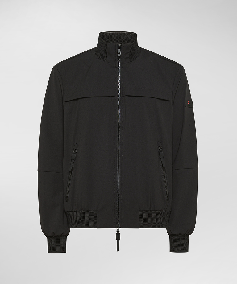 Stretch bomber jacket with contrasting details - Outerwear | Peuterey