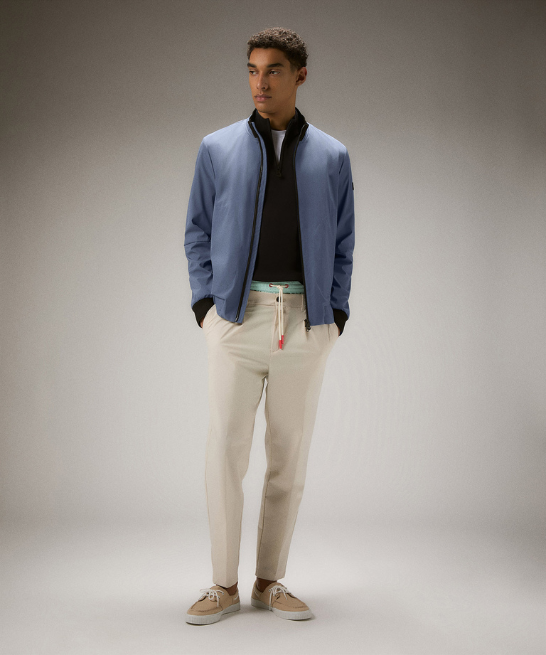 Windproof jacket with elastic details - Windbreakers | Peuterey