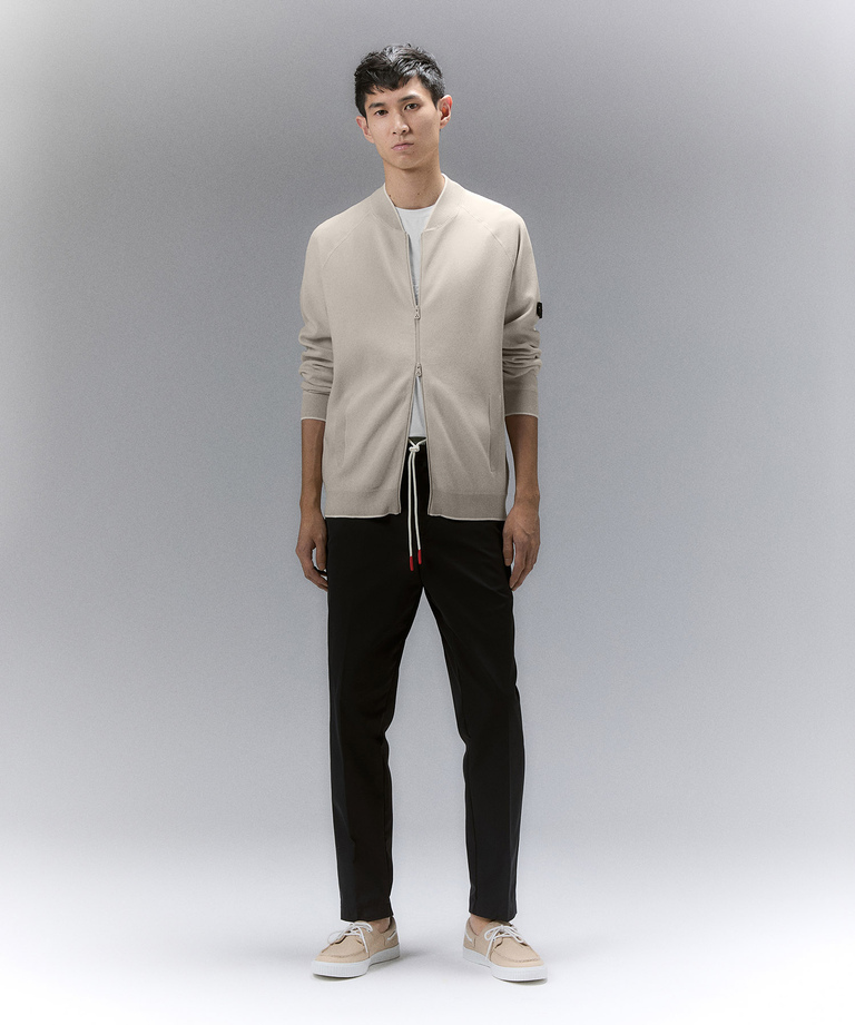 Fleece-effect full-zip sweater - Clothing & accessories | Peuterey