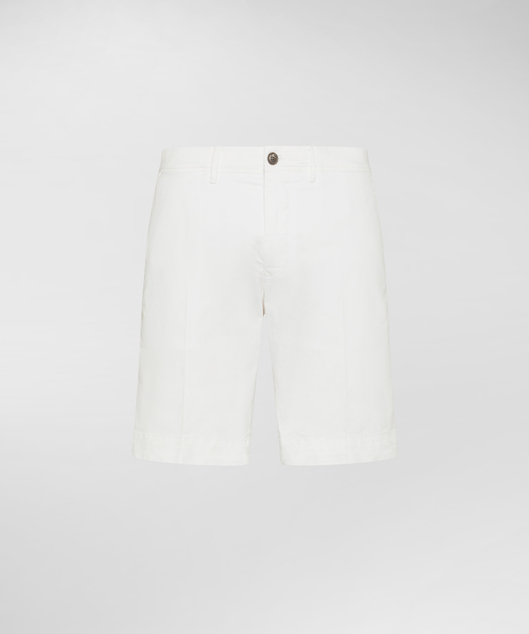 Stretch cotton Bermuda shorts - Clothing & accessories | Peuterey