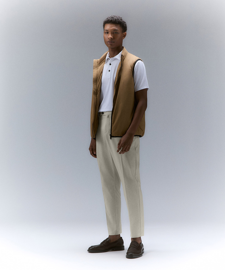 Polyester fabric trousers with essential details - Trousers & Shorts | Peuterey