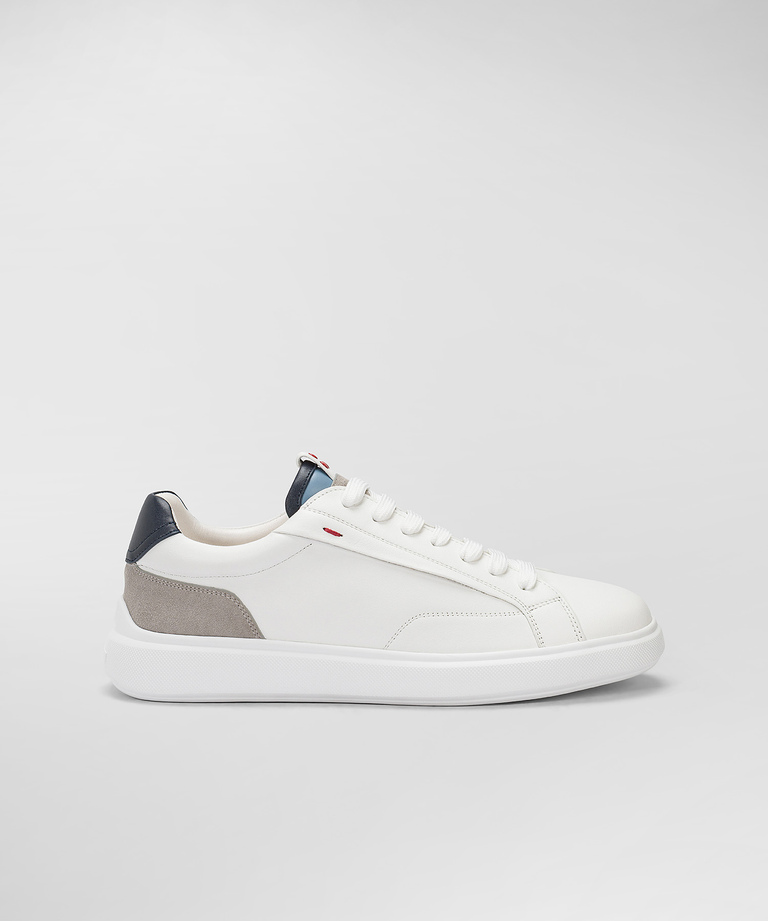 Sneakers with contrasting details - Leather Sneakers & loafers | Peuterey
