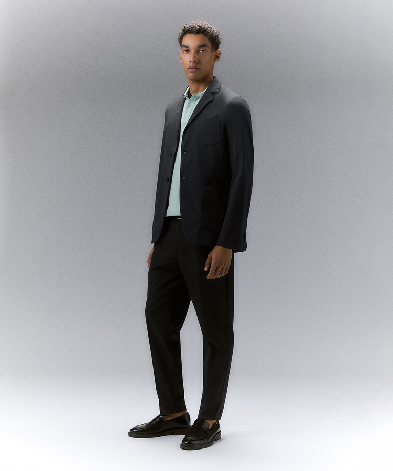 Blazer con taschino in tela cotoniera - Completi | Peuterey