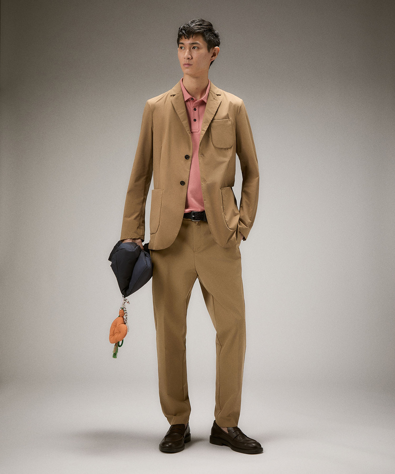 Blazer con taschino in tela cotoniera - Completi | Peuterey