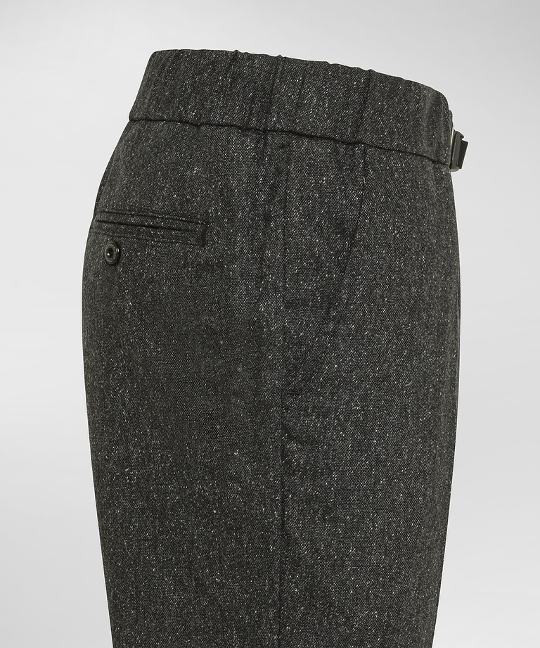 Wool twill trousers