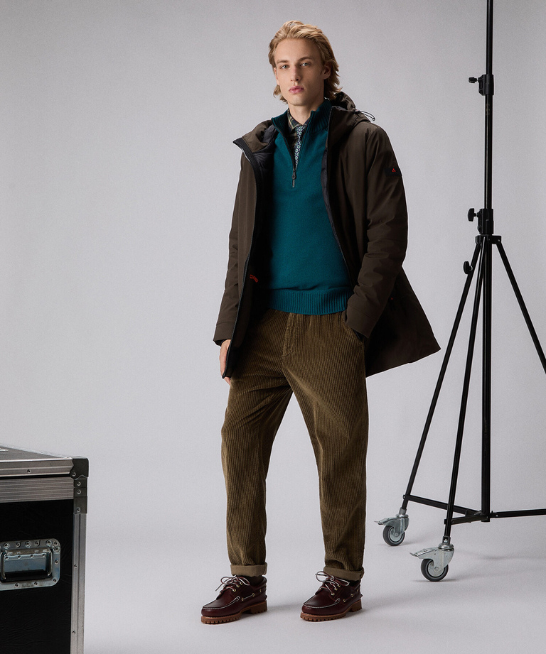 Urbaner winddichter Stretch-Overcoat - Winter-Daunenjacken | Peuterey