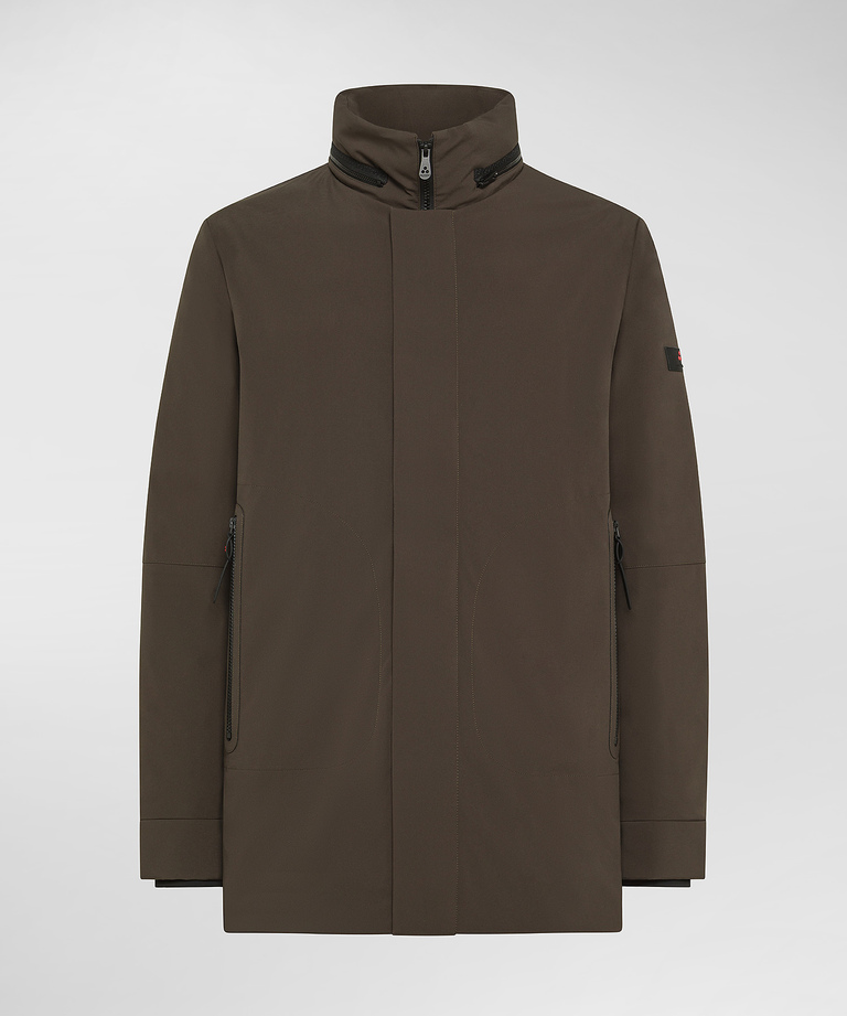 Stretchjacke mit abnehmbarer Kapuze - Winter-Daunenjacken | Peuterey