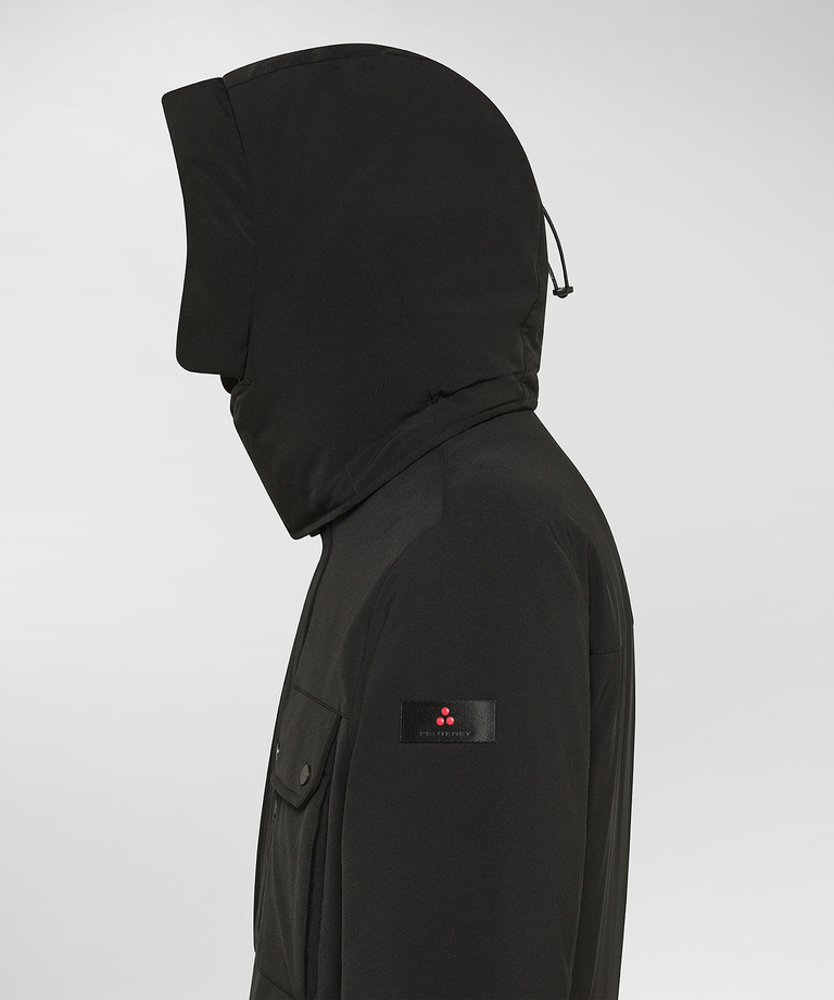Windproof jacket with four pockets