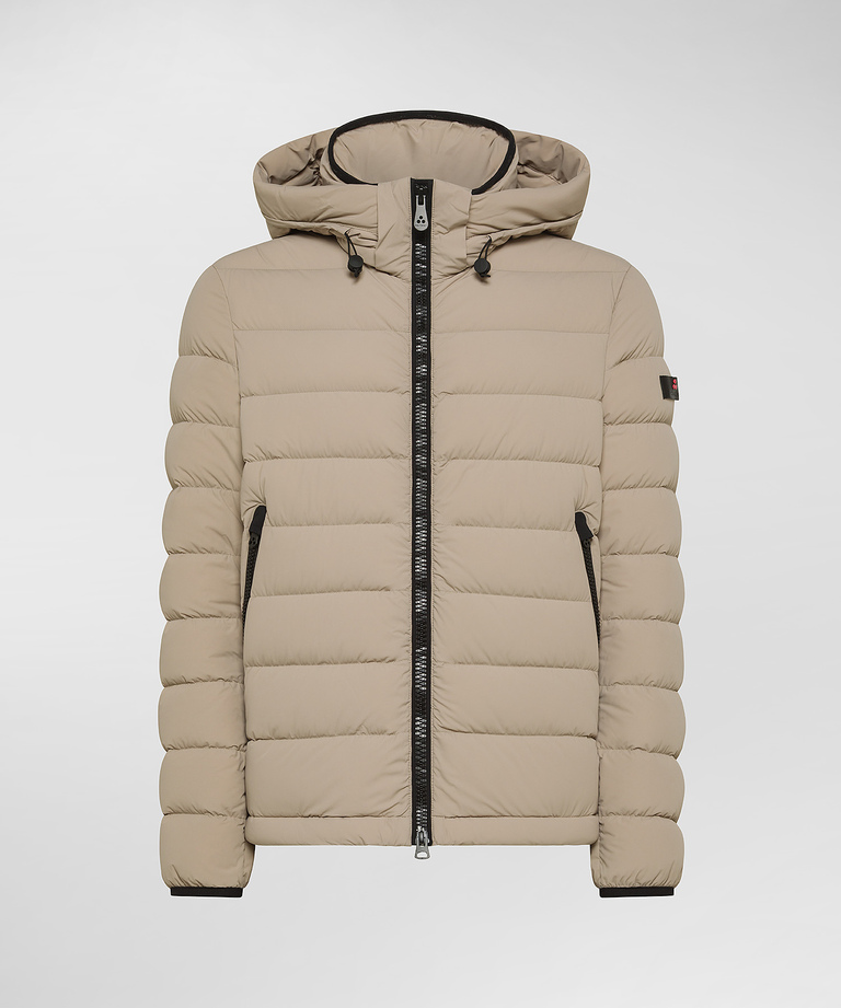Stretch canvas short down jacket - Men's Preview | Peuterey