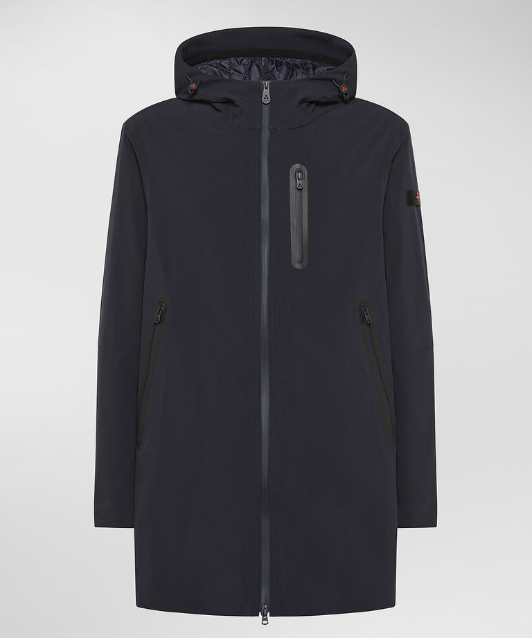 Smooth overcoat with hood - Men's Preview | Peuterey