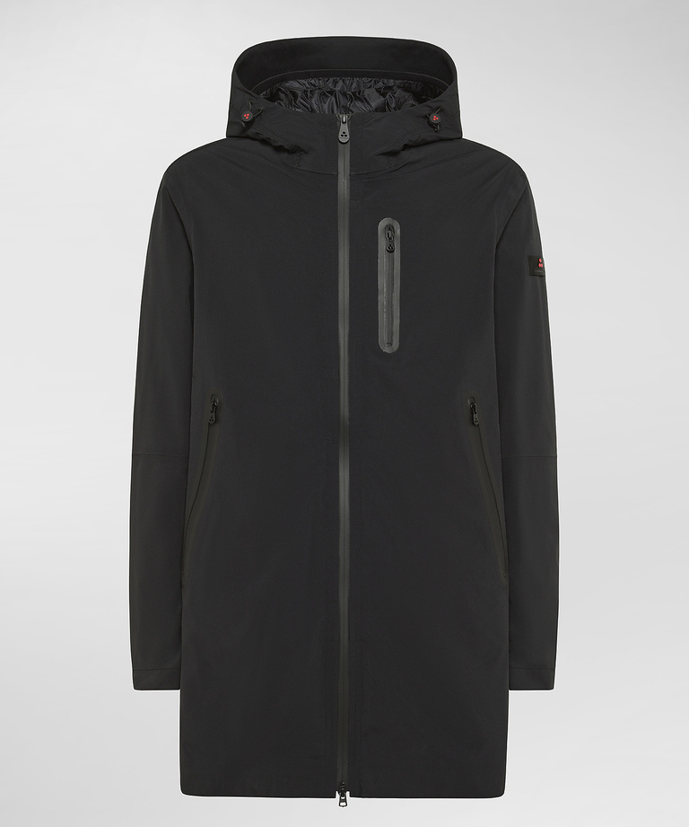 Smooth overcoat with hood - Winter down jackets | Peuterey