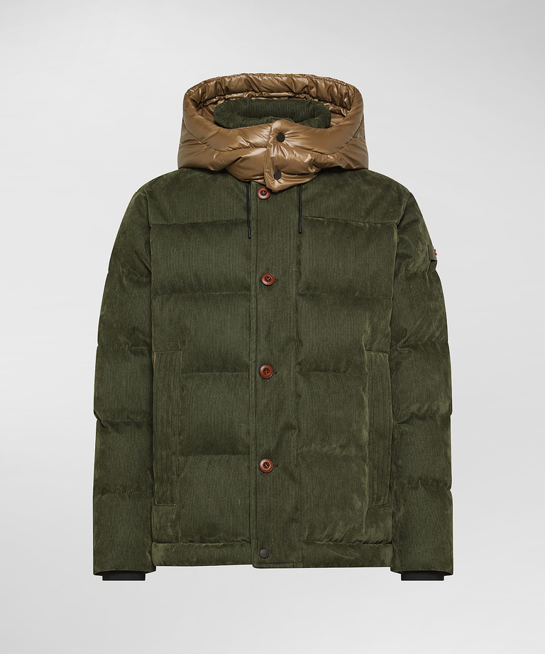 Velvet-like jacket in double material - Outerwear | Peuterey