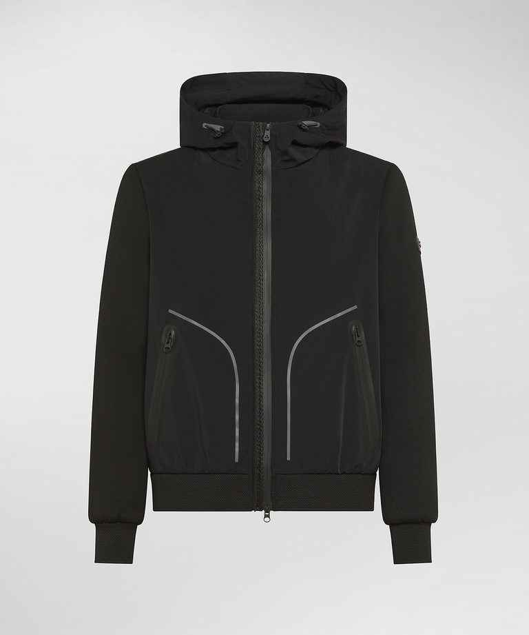 Hybrid padded sweatshirt in double fabric - Men's Preview | Peuterey