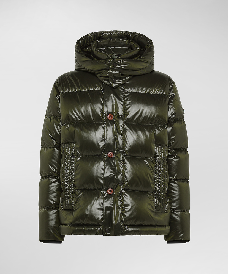 Iridescent down jacket with hood - Men's Preview | Peuterey