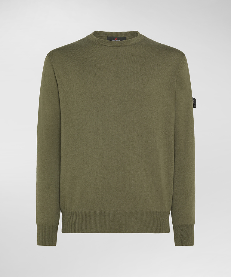 Wool and cotton sweater - Men's Preview | Peuterey