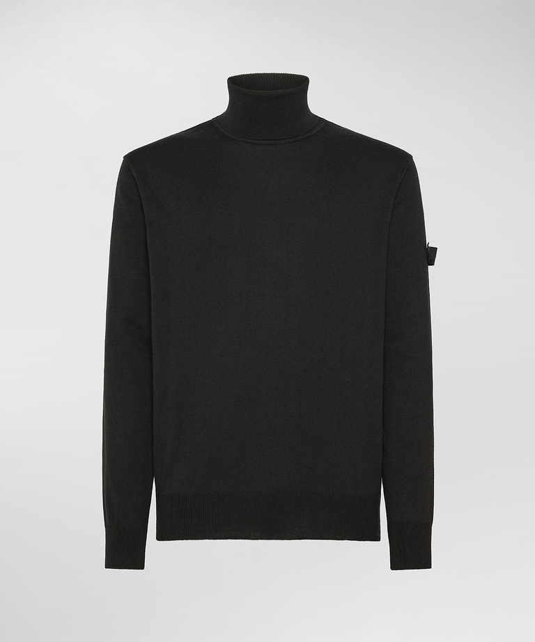 Wool and cotton turtleneck - Men's Preview | Peuterey