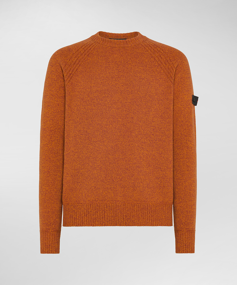 Stranded wool blend sweater - Men's Preview | Peuterey