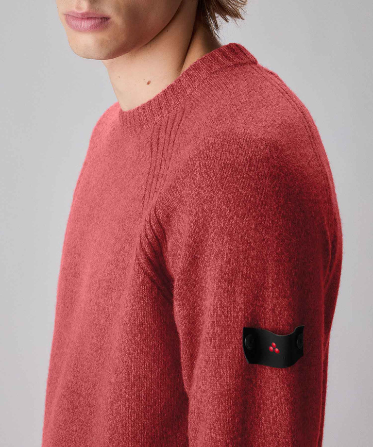 Stranded wool blend sweater