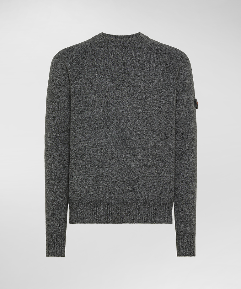 Stranded wool blend sweater - Men's Preview | Peuterey