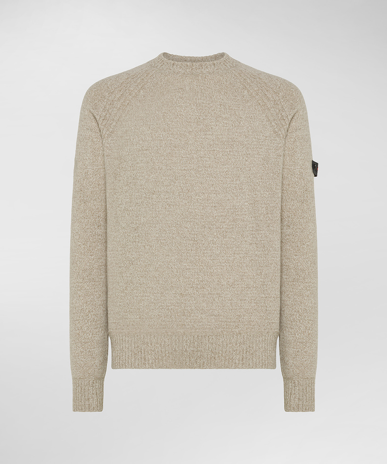 Stranded wool blend sweater - Men's Preview | Peuterey