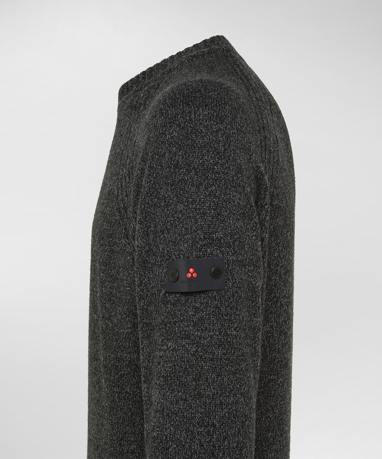 Stranded wool blend sweater